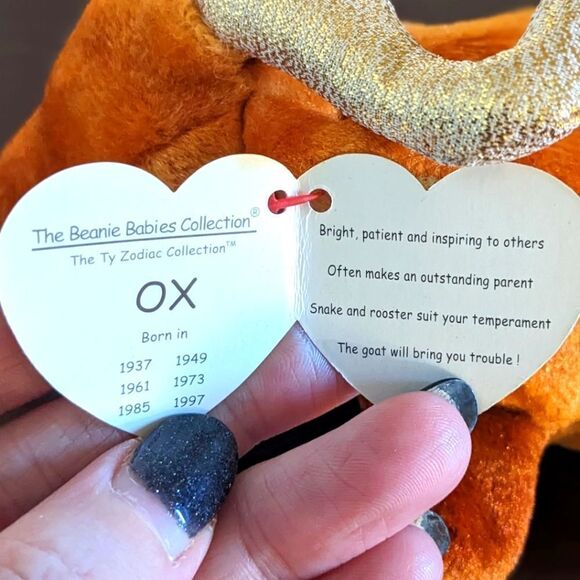 $5 Item! 2000 Ty Zodiac Collection Ox Beanie Baby - Picture 7 of 9